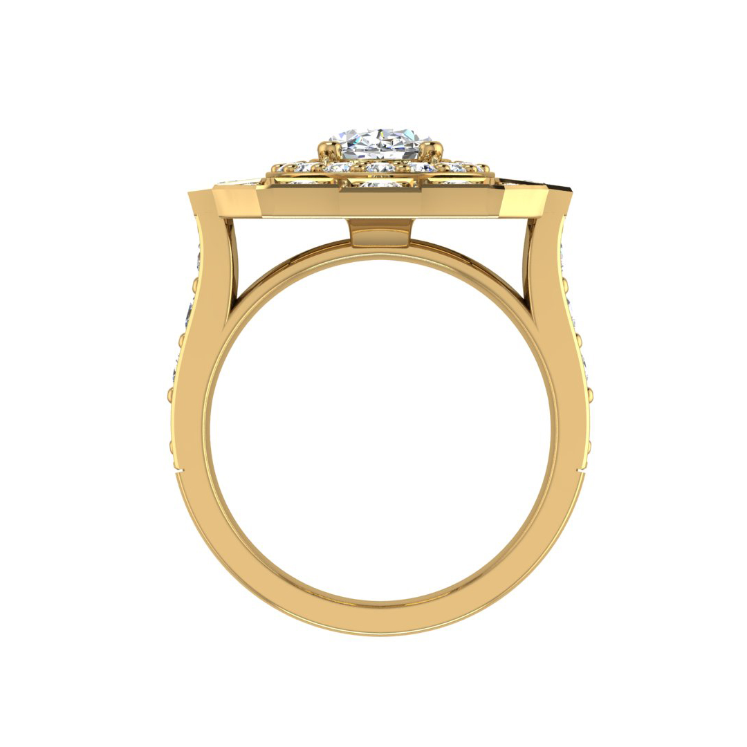 Everlee Halo Engagement Ring
